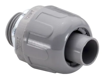 CONECTOR LT ACERO PLÁSTICO 1/2"