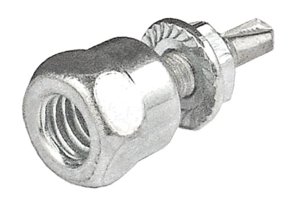 TUERCA DE CABLE DE ACERO 3/8-16 DE 1 PULGADA DE LARGO, PAQUETE 100