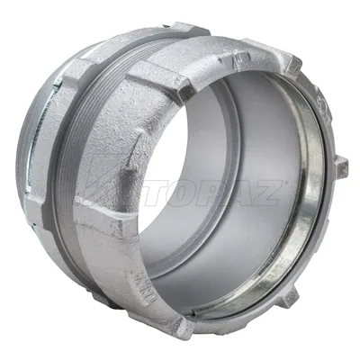 CONECTOR COMP RÍGIDO MACHO HIERRO 6"