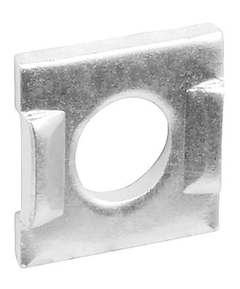 ARANDELA CUADRADA CON MUESCA PARA PERFIL, PERNO DE 3/4", ACERO ZINCADO, 1-5/8", PAQUETE DE 100