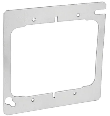 Anillo Dispositivo Cuadrado 4" Dos Puestos - Plano