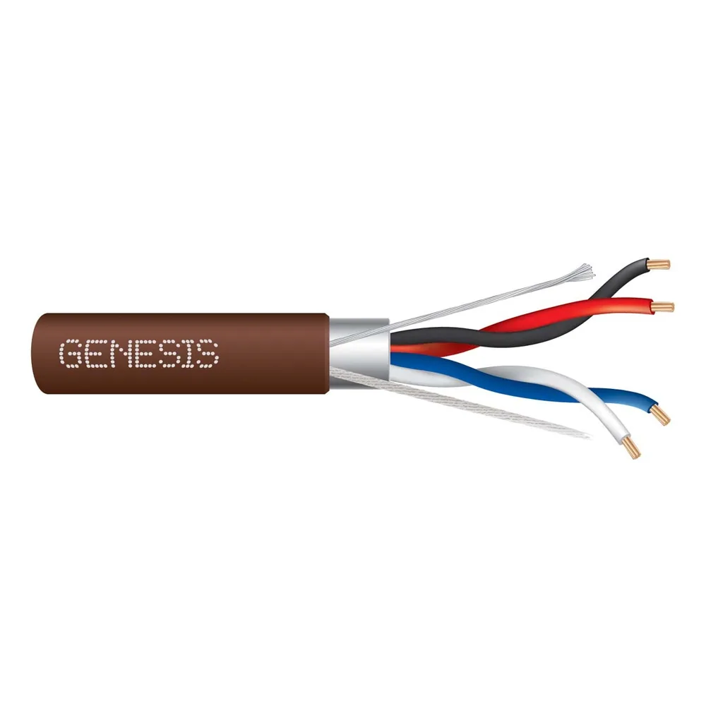 22/2 PAIR CABLEADO CU CMP/CL3P/FPLP OAS CAFÉ GEN BAJA CAP 1000 FT
