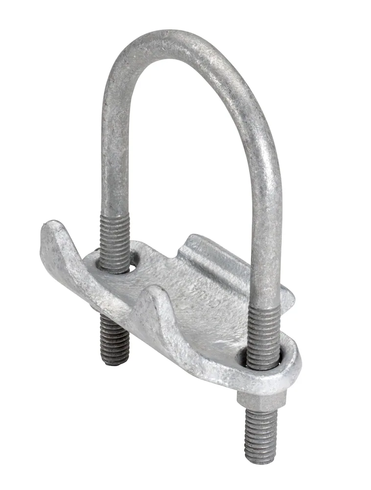 SOPORTE TUBO CONDUIT ÁNGULO RECTO 2" GALVANIZADO