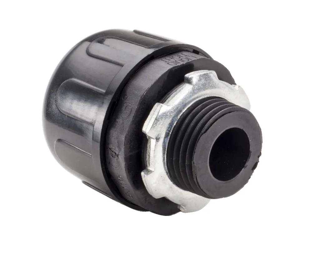 CONECTOR LT ACERO PLÁSTICO 1-1/2"