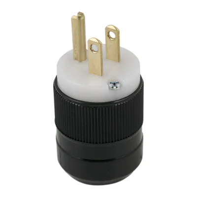15A/125V NEMA 5-15P NEGRO ENCHUFE DE CUCHILLAS RECTO HUBBELL HBL5266CM2
