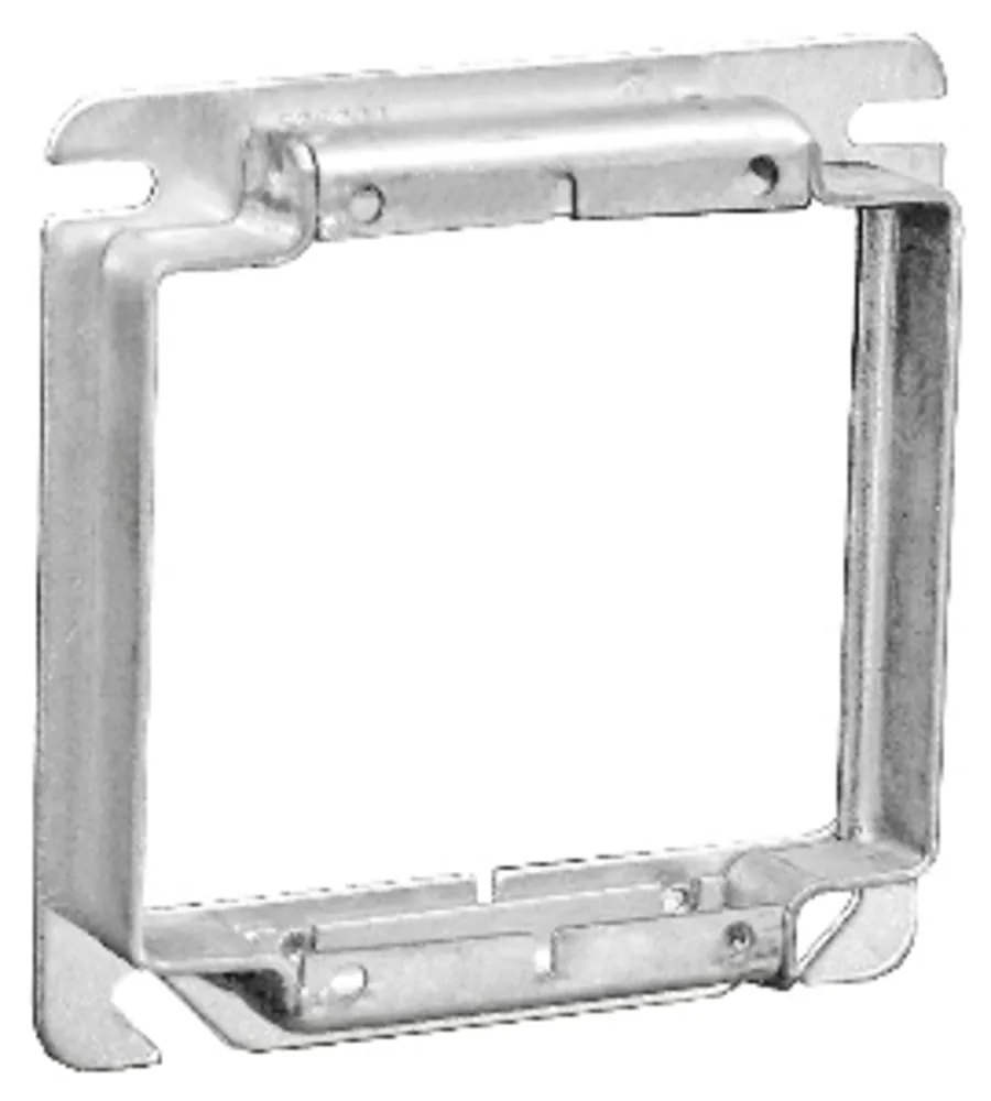 ANILLO ADAPTADOR AZULEJO CAJA CUADRADA 4" DOS SECCIONES - ELEVADO 3/4"