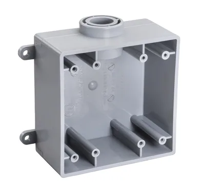 CAJA RESISTENTE A LA INTEMPERIE 1" DOS COMPARTIMIENTOS TIPO FSE