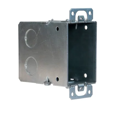 Caja de Interruptor 3" X 2", 3-1/2" Profundidad - Acoplable, Con Perforaciones para Tubo Conduit