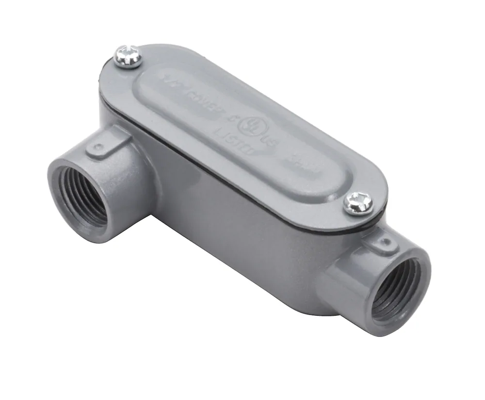 CONDULET TUBO RÍG TIPO LR 4" CON TAPA Y EMPAQUE