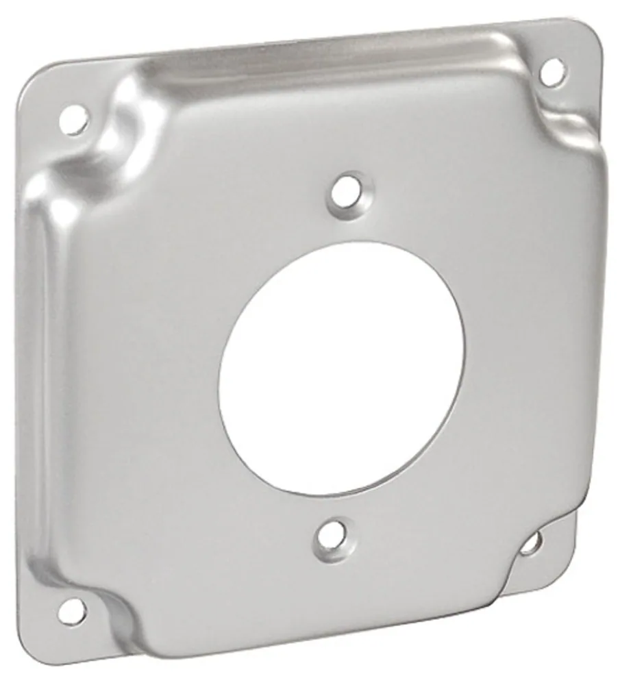 Tapa de Superficie Industrial Cuadrada 4", 1/2" Elevada - Diámetro 1.719"