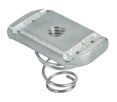 TUERCA VARILLA STRUT 1/4" CON RESORTE- PAQUETE 100