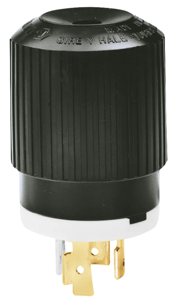 CLAVIJA MACHO TWIST-LOCK 20A 125/250V 3P4W L14-20 BRYANT