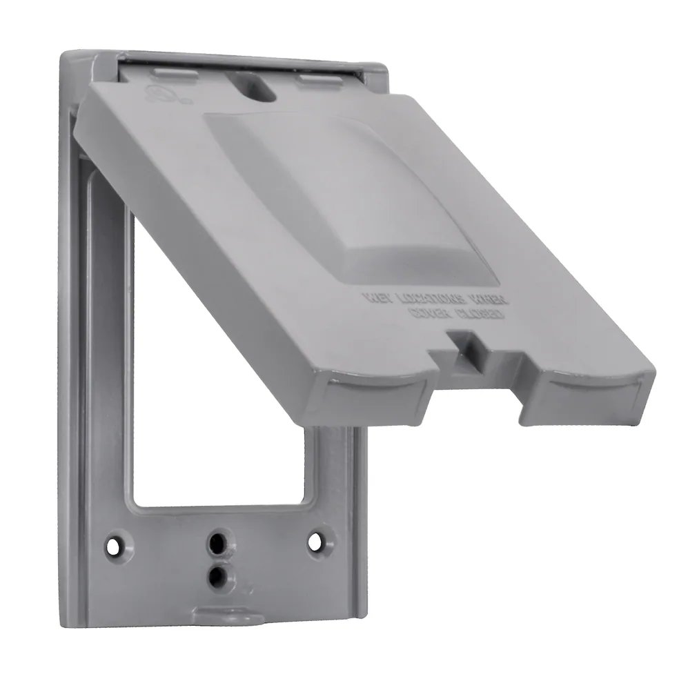 TAPA MULTIUSOS 10 EN 1 RESISTENTE A LA INTEMPERIE PARA 1 CAJA VERTICAL/HORIZONTAL BRONCE