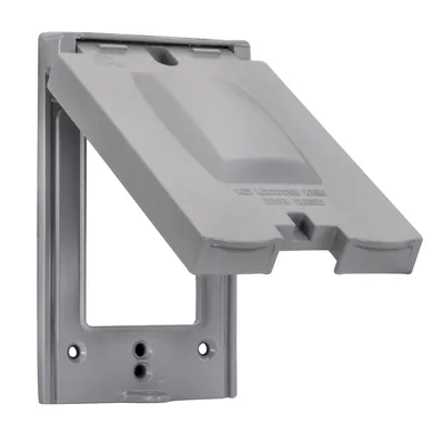 TAPA MULTIUSOS 10 EN 1 RESISTENTE A LA INTEMPERIE PARA 1 CAJA VERTICAL/HORIZONTAL BRONCE