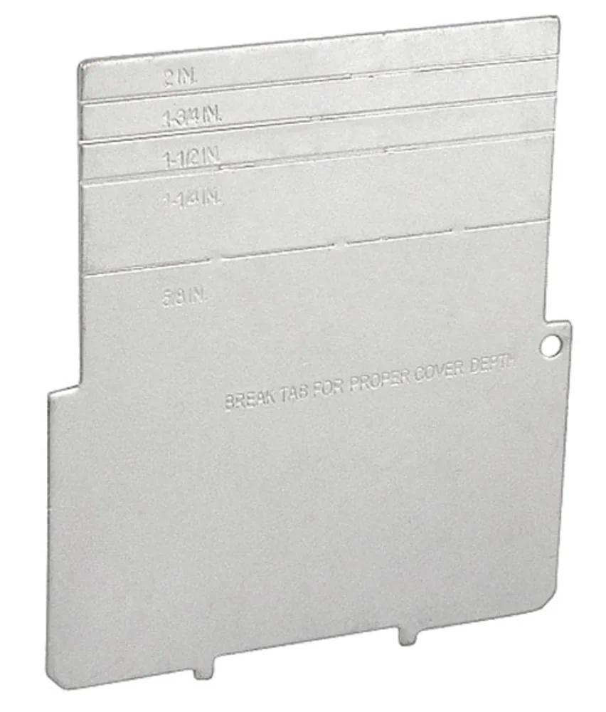 ANILLO PARA CAJA CUADRADA 4" CON SEPARADOR DE VOLTAJE