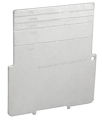 ANILLO PARA CAJA CUADRADA 4" CON SEPARADOR DE VOLTAJE