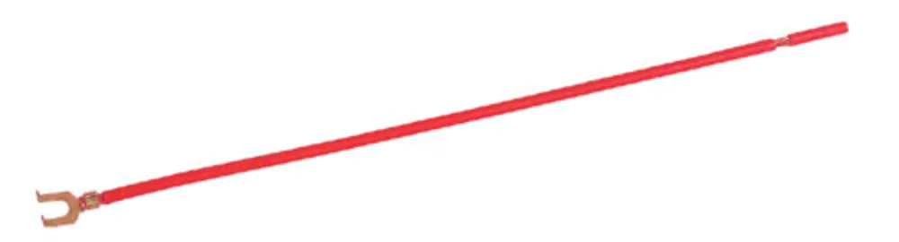 CONDUCTOR DE TIERRA CABLEADO ROJO 12 AWG 8IN
