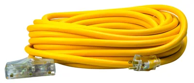 SOUTHWIRE, POLAR SOLAR 10/3 SJEOW 50' AMARILLO CONEXIÓN TRIPLE EXTERIOR PARA CLIMA FRÍO CON INDICADOR DE LUZ DE ENERGÍA