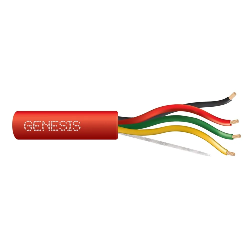 14-19 CU 4/C N/S CL3P/FPLP PVC RED GEN 1000 FT