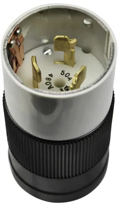 ENCHUFE MACHO TWIST-LOCK 50A 480V 3P4H