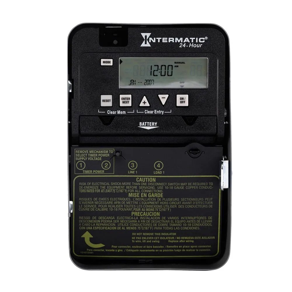 ELECTRONIC T/S SPST,24 HOUR