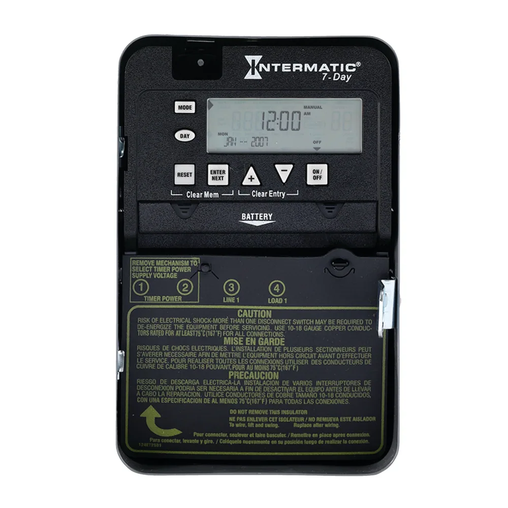 INTERRUPTOR DE TIEMPO ELECTRÓNICO SPST, 7 DÍAS