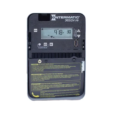 INTERRUPTOR DE TIEMPO,1 CIRCUITO,24 HORAS,CAJA INTERIOR