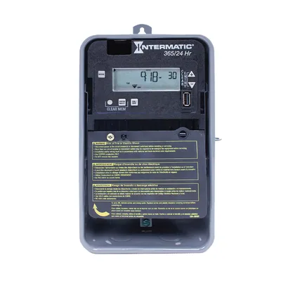 INTERRUPTOR DE TIEMPO,1 CIRCUITO,24 HORAS,CAJA METÁLICA 3R