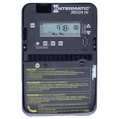 INTERRUPTOR TIEMPO/ELECTRONICO,2 CIRCUITOS,MECANICO 24 HORAS,ENCLOSURE INTERIOR