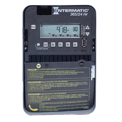 INTERRUPTOR TIEMPO-ELEC,4CH,MECÁNICO 24HR,ENCL INTERIOR