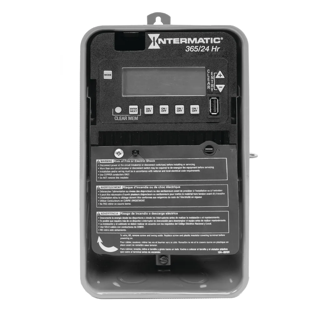 INTERRUPTOR TIEMPO-ELEC,4CH,MECÁNICO 24HR,ENCL ACE 3R