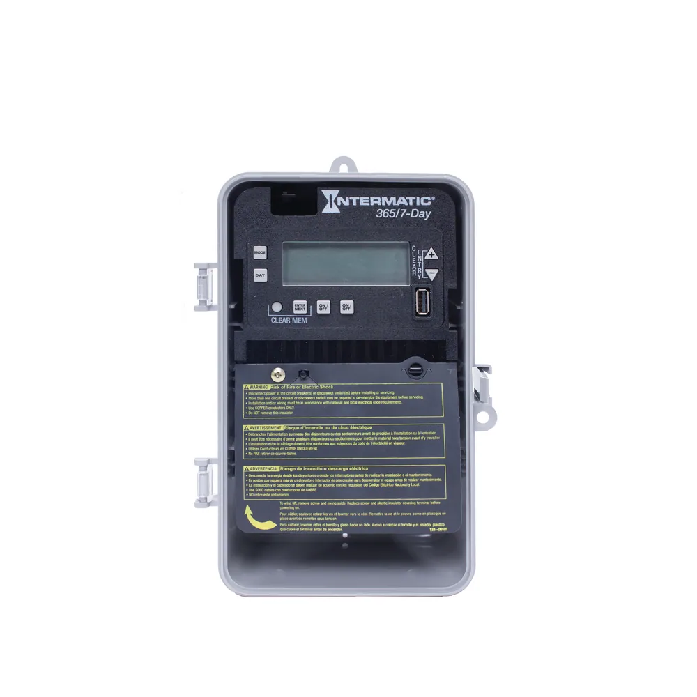 INTERRUPTOR DE TIEMPO ELECTRÓNICO, 2 CIRCUITOS, 7 DÍAS, ENCL INTERIOR