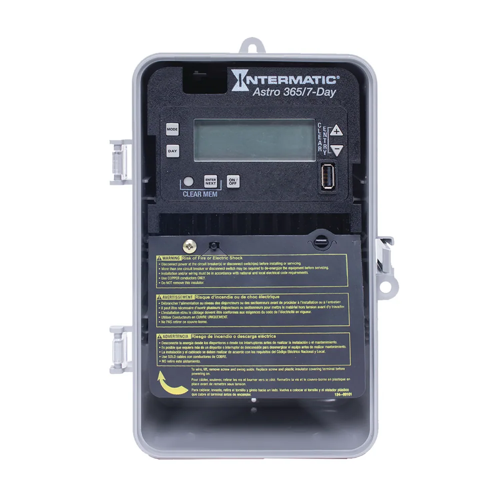 INTERRUPTOR TIEMPO/ELECTRONICO,1 POLO DOBLE TIRO,ASTRONOMICO,ENCLOSURE PLASTICO 3R