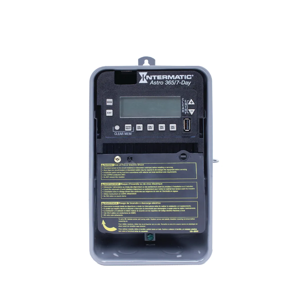 INTERRUPTOR TIEMPO-ELEC,4CH,3R ENCL ACERO