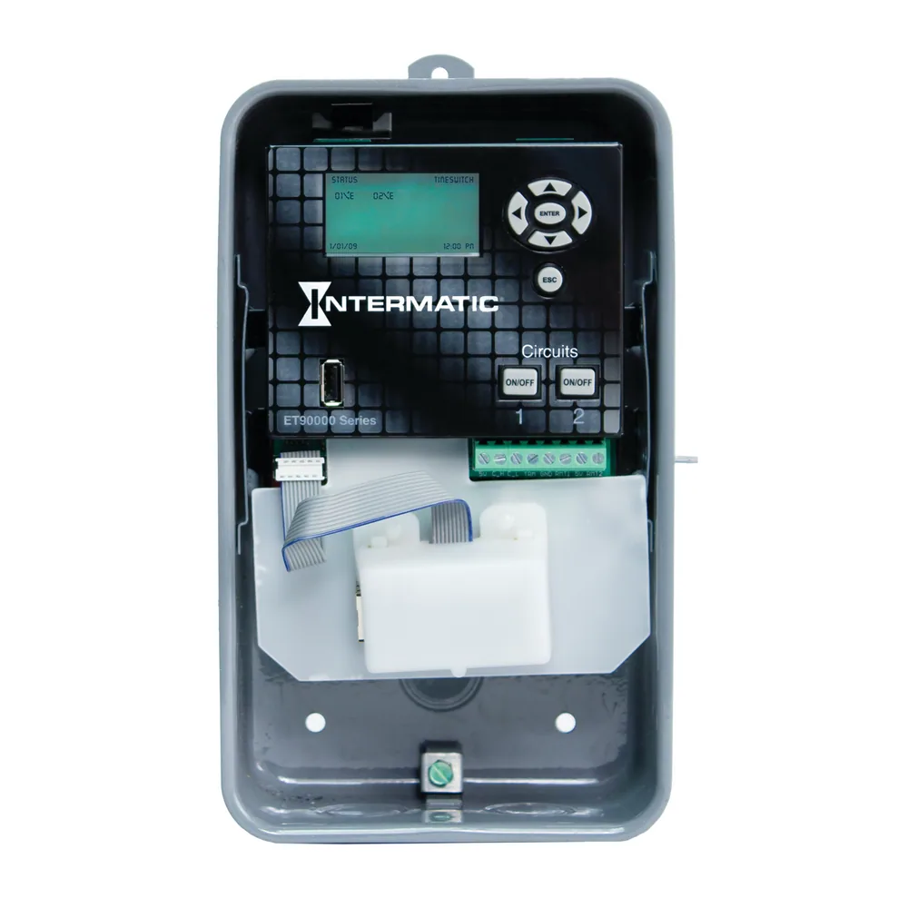 INTERRUPTOR DE TIEMPO 2 CIRCUITOS/EXTERIOR CON ETH