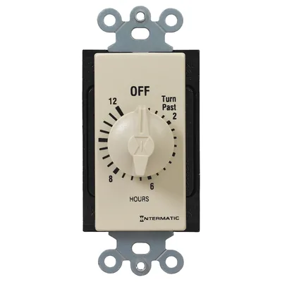 12 Hour Max Spring-Wound Timer, Ivory
