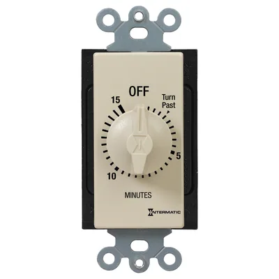 15 Minute Max Spring-Wound Timer, Ivory