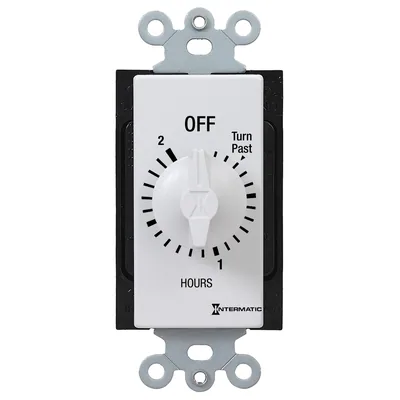 2 Hour Max Spring-Wound Timer, White
