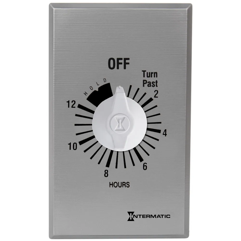 12-Hour Spring-Wound Timer with Hold