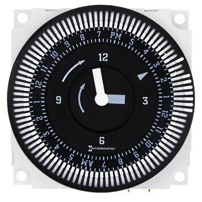 INTERRUPTOR DE TIEMPO, ESFERA DE RELOJ, 24 HORAS
