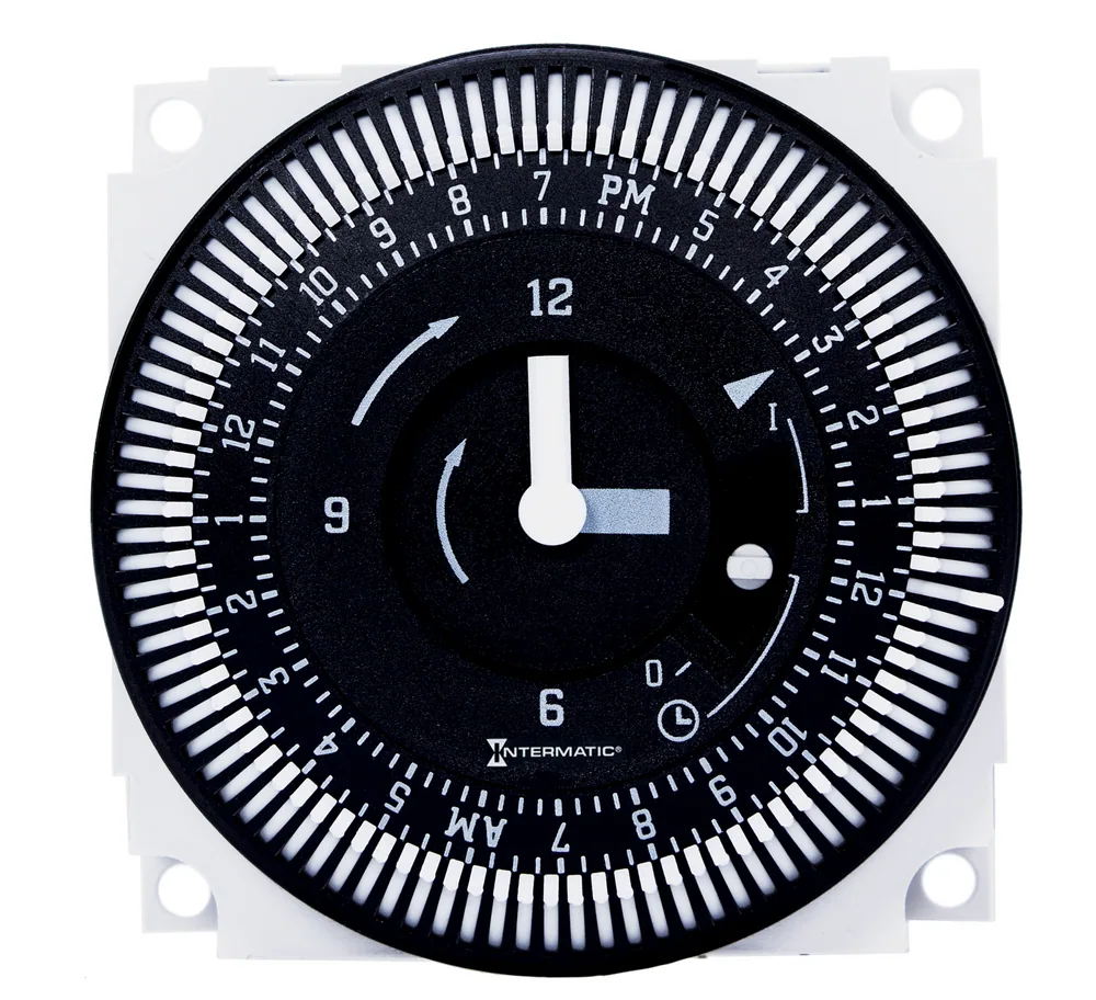 TIME SWITCH,CLOCK FACE,24 HOUR