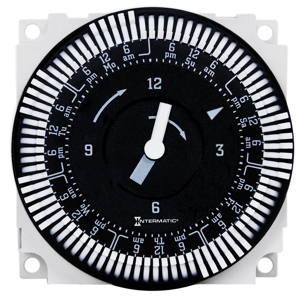 INTERRUPTOR DE TIEMPO, CARÁTULA DE RELOJ, 7 DÍAS