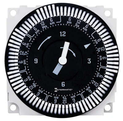 INTERRUPTOR DE TIEMPO, CARÁTULA DE RELOJ, 7 DÍAS