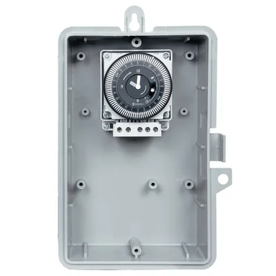 INTERRUPTOR DE TIEMPO, ESFERA DE RELOJ, 24 HORAS, INTERIOR