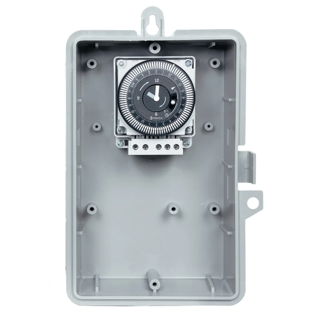 INTERRUPTOR DE TIEMPO, ESFERA DE RELOJ, 24 HORAS, INTERIOR