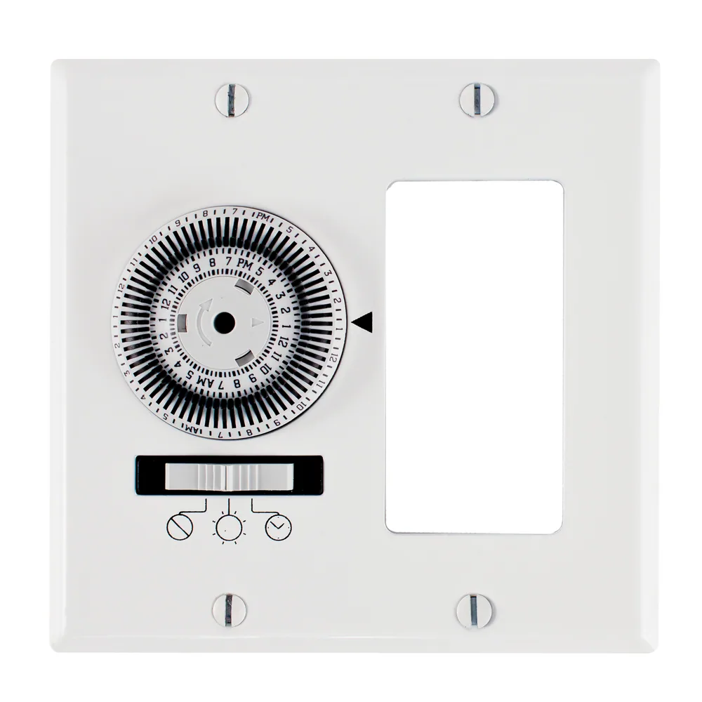 IN-WALL TIMER,2 GANG DECORA