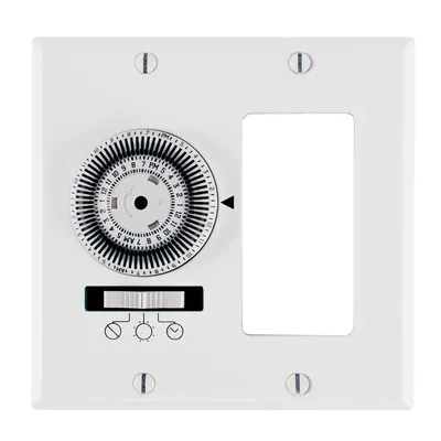 IN-WALL TIMER,2 GANG DECORA