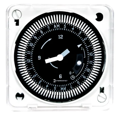 INTERRUPTOR DE TIEMPO, ESFERA DE RELOJ, CUARZO, 24 HORAS