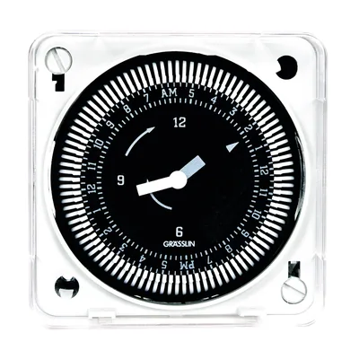 INTERRUPTOR DE TIEMPO, ESFERA DE RELOJ, 24 HORAS