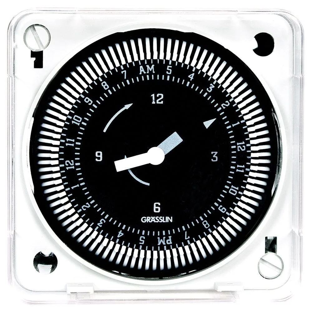INTERRUPTOR DE TIEMPO, CARÁTULA DE RELOJ, 24 HORAS